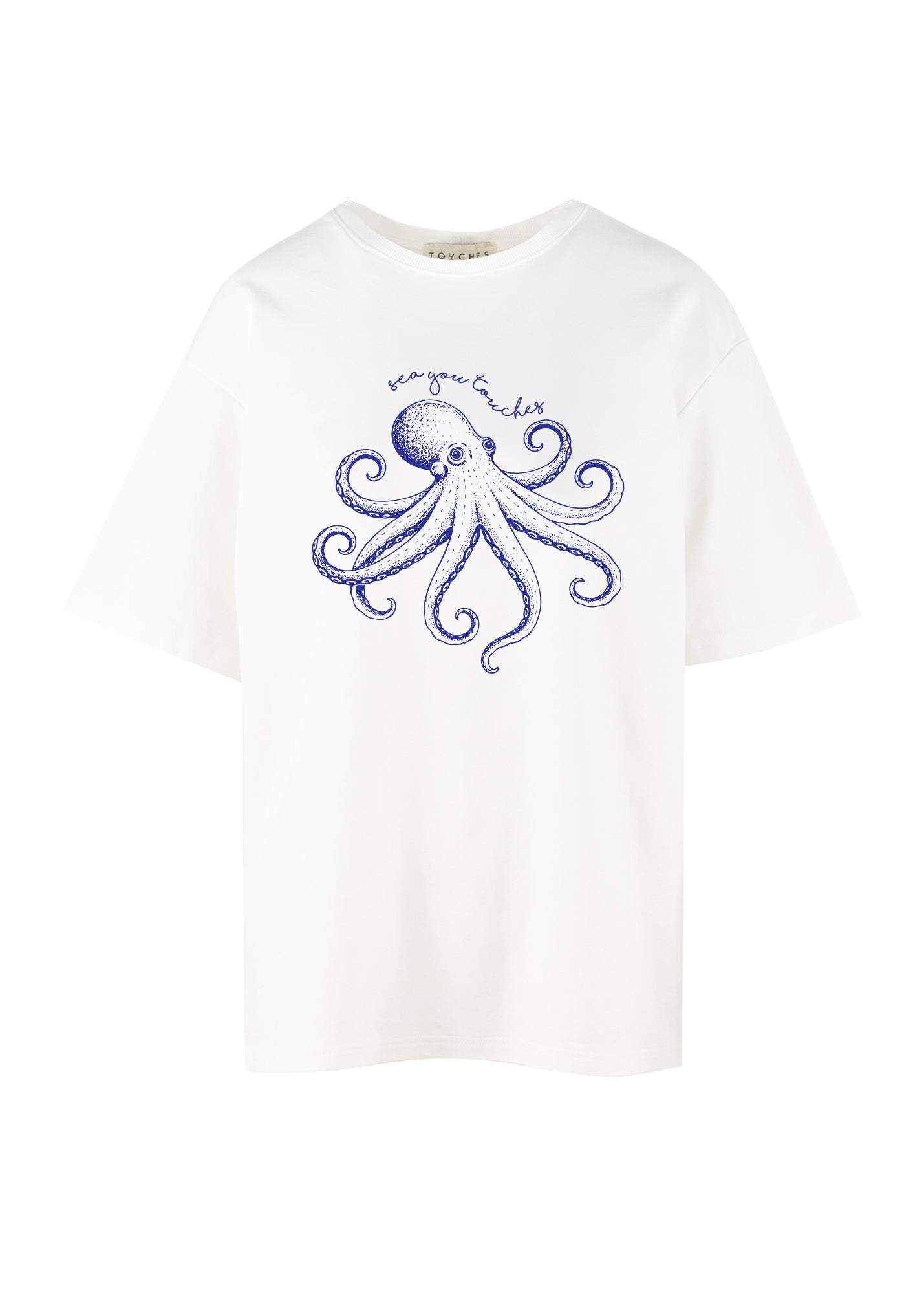 T-shirt Long Octopus off white
