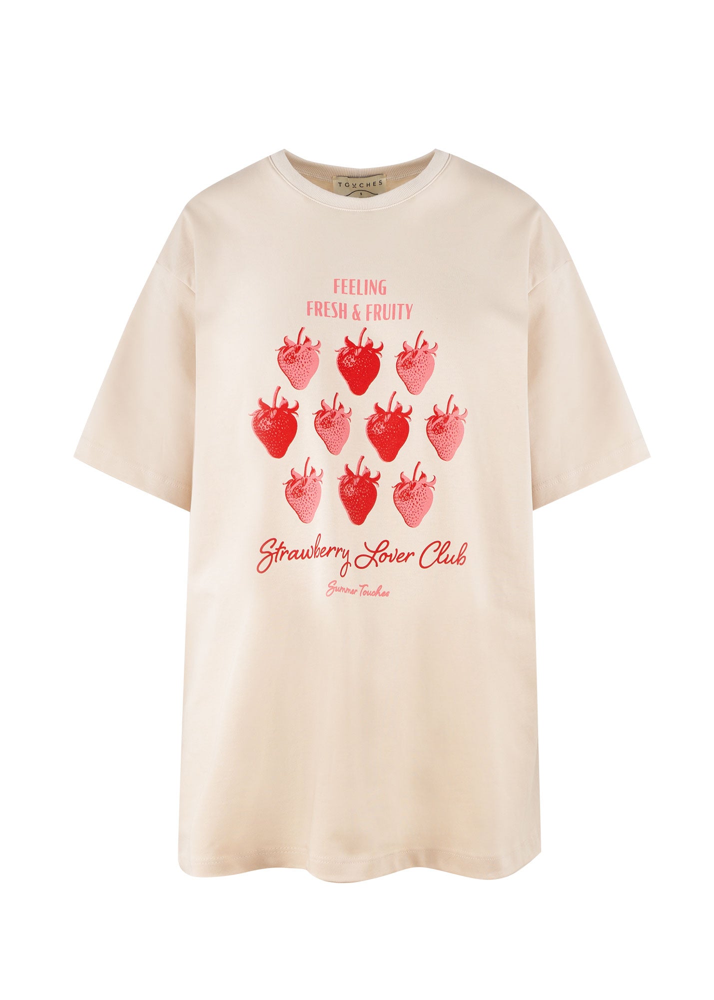 T-shirt Strawberry Lover Beige