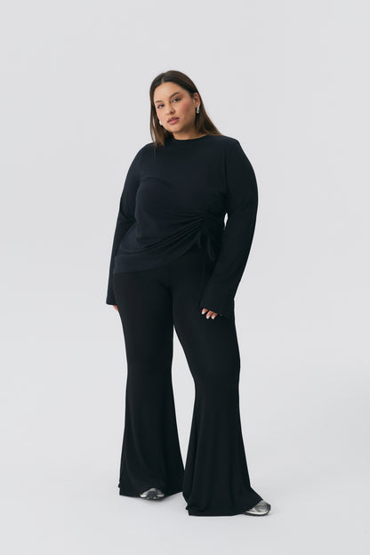 Spodnie Flare Gia Black