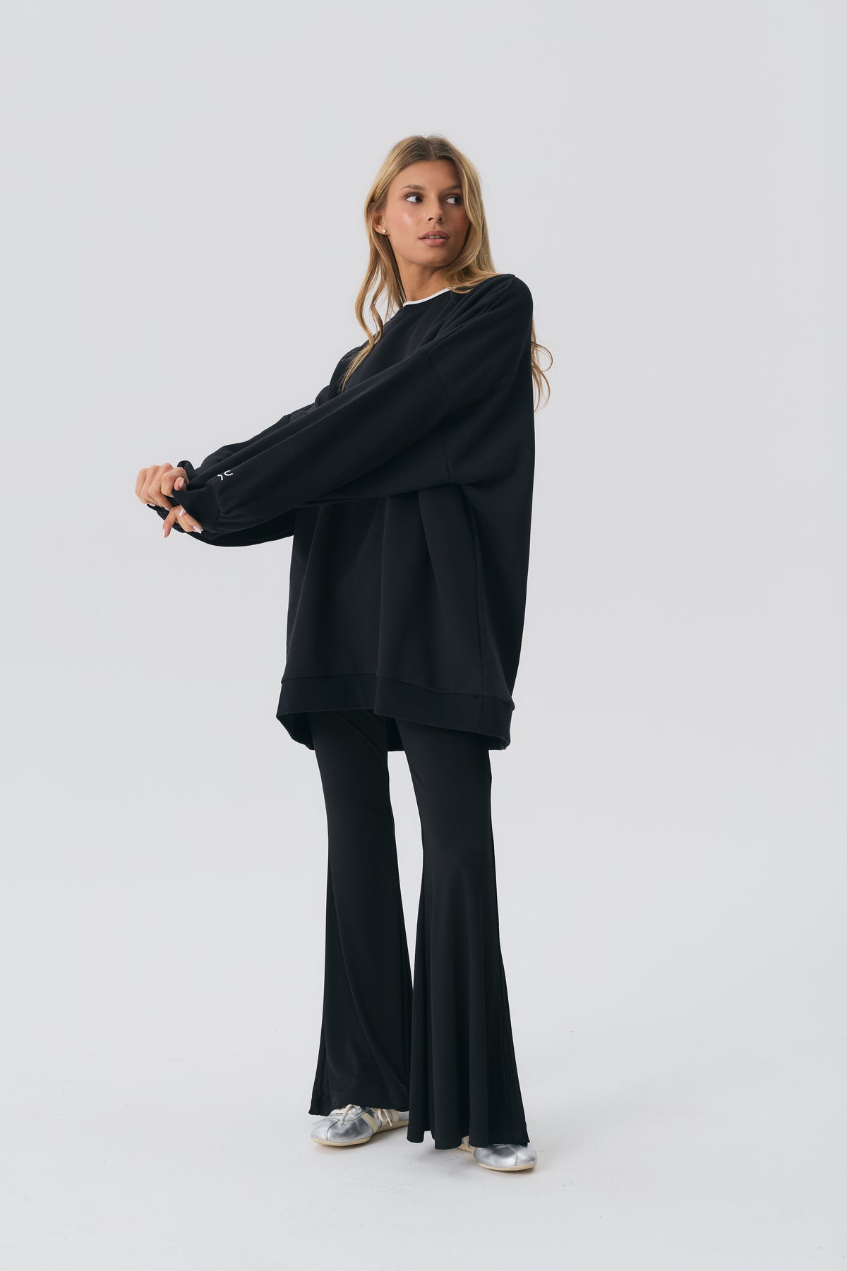 Spodnie Flare Gia Black