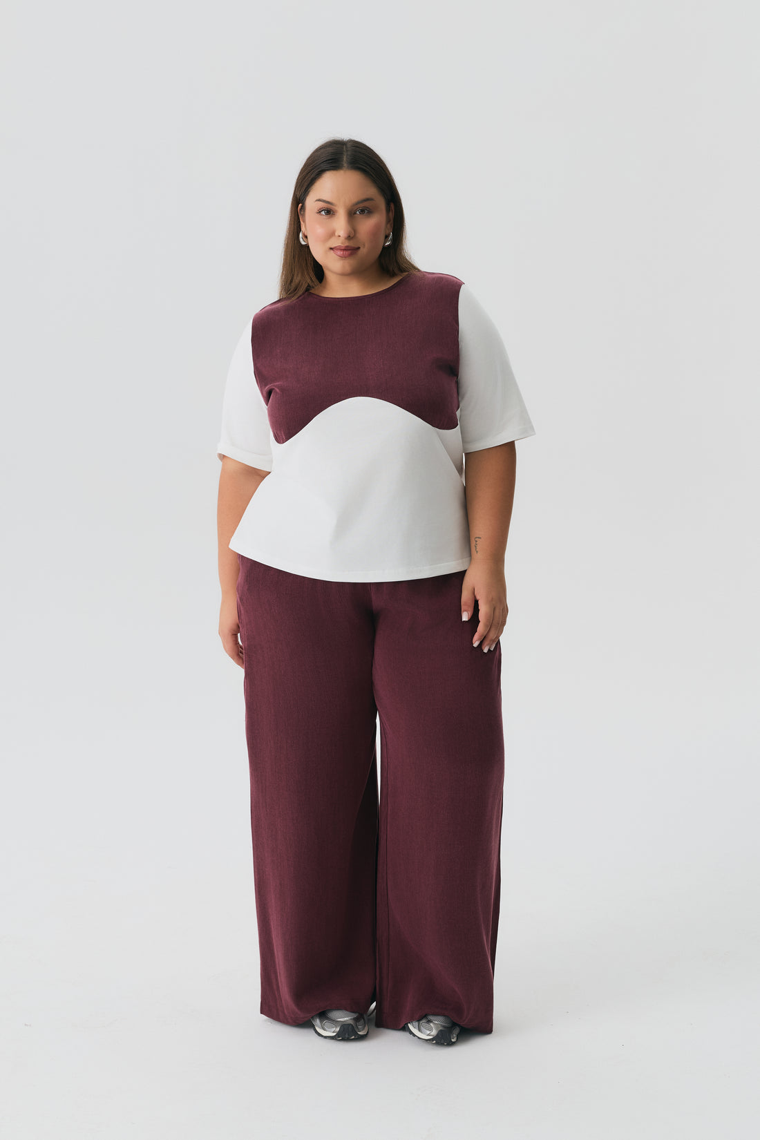 Spodnie Aura Maroon