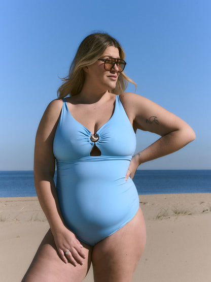 Kostium Mykonos Shell One Piece Blue