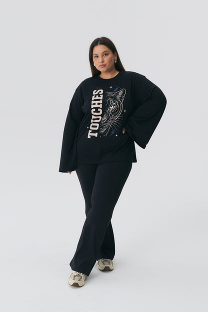 Longsleeve Panther Black