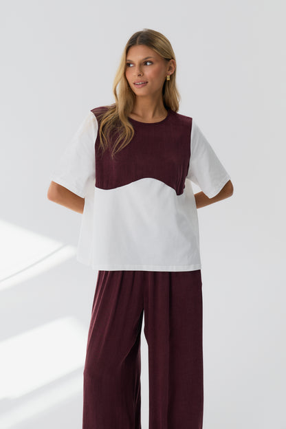 Bluzka Aura Maroon