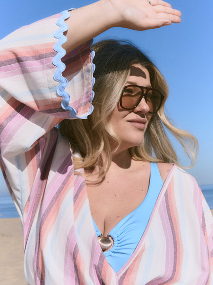 Kostium Mykonos Shell One Piece Blue