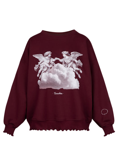 Crewneck Angels Maroon