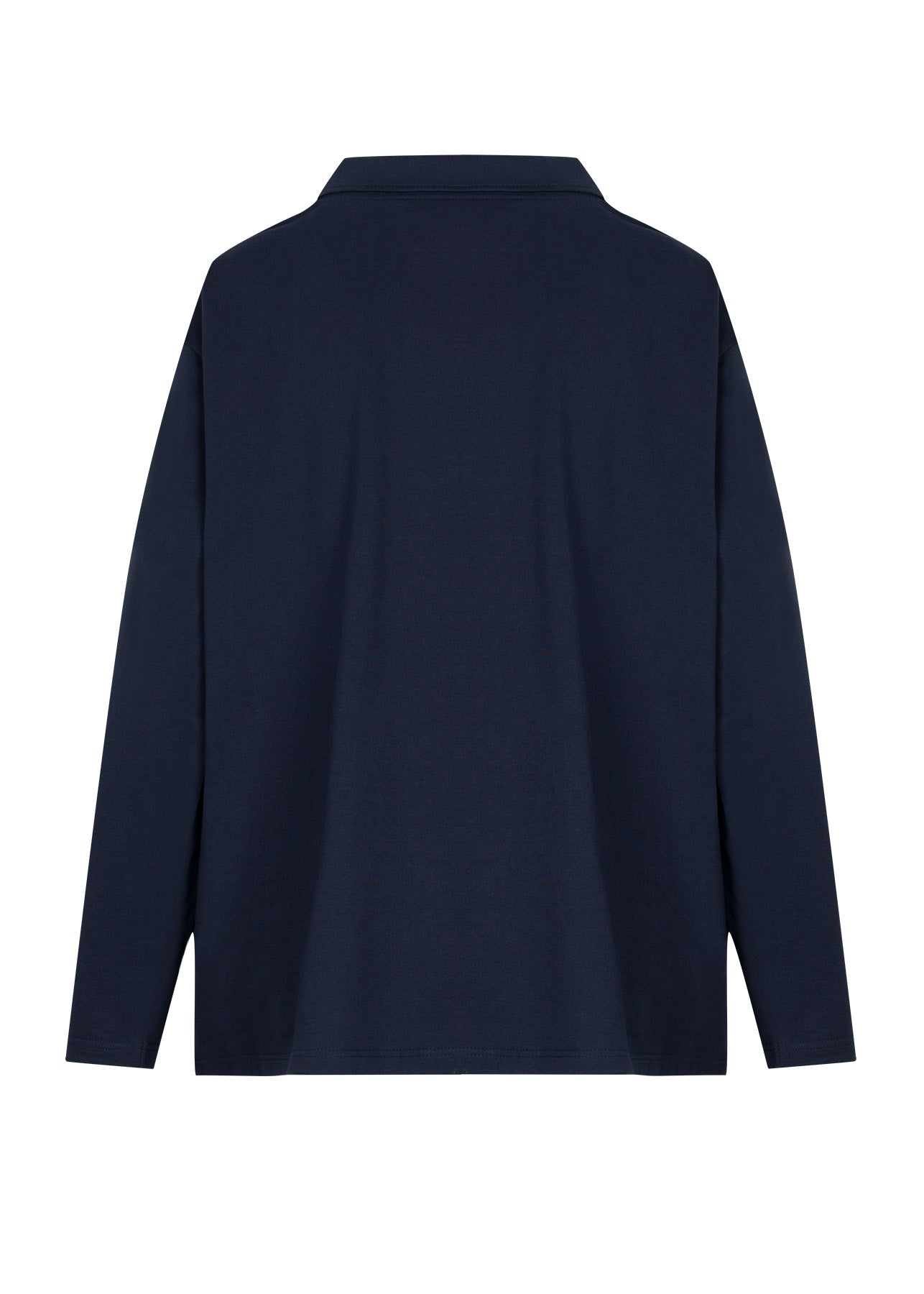 Longsleeve Polo Navy