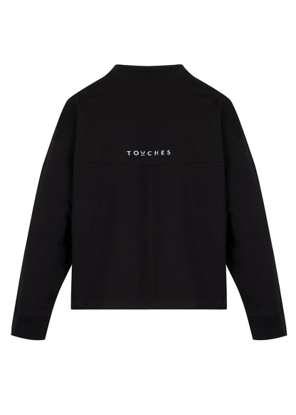 Crewneck Sporty Black
