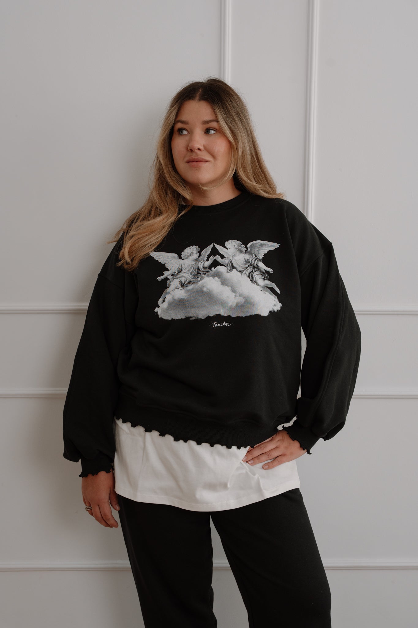 Crewneck Angels Black