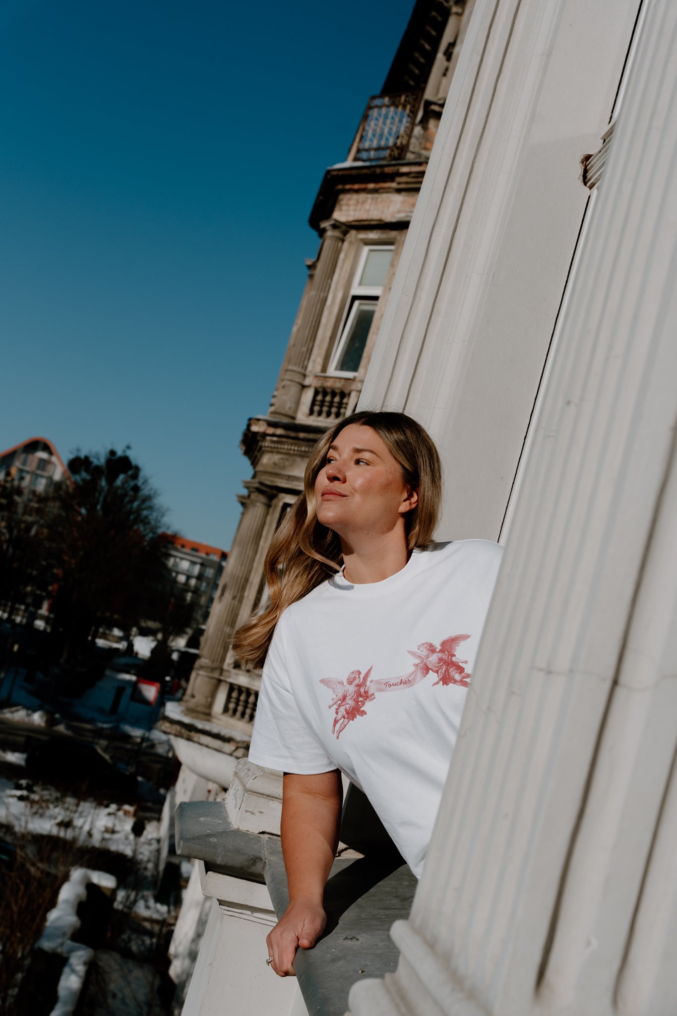 T-shirt Box Angels White