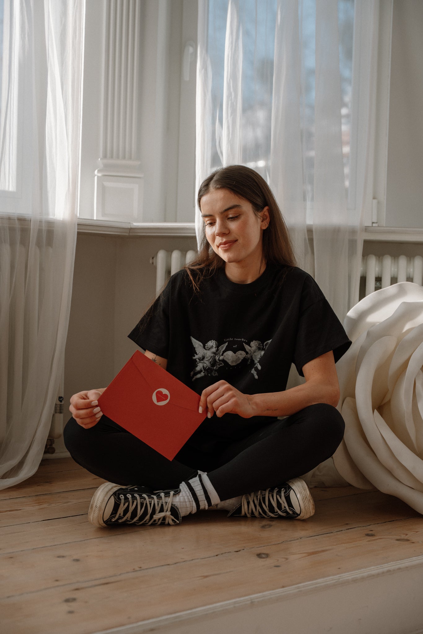 T-shirt Box Angels Black