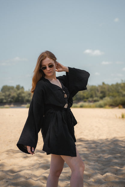 Kimono Bali Black