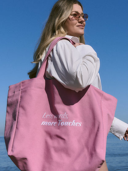 Torba Less Words Pink