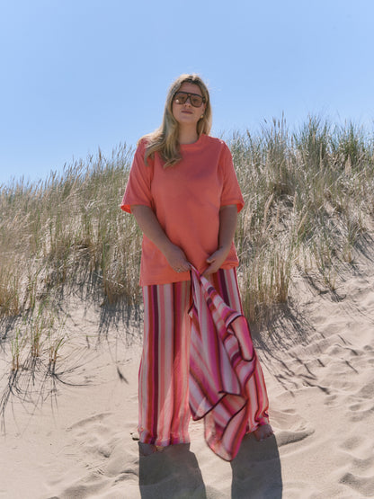 T-shirt Long Orange