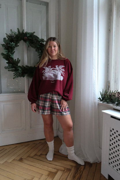Crewneck Angels Maroon