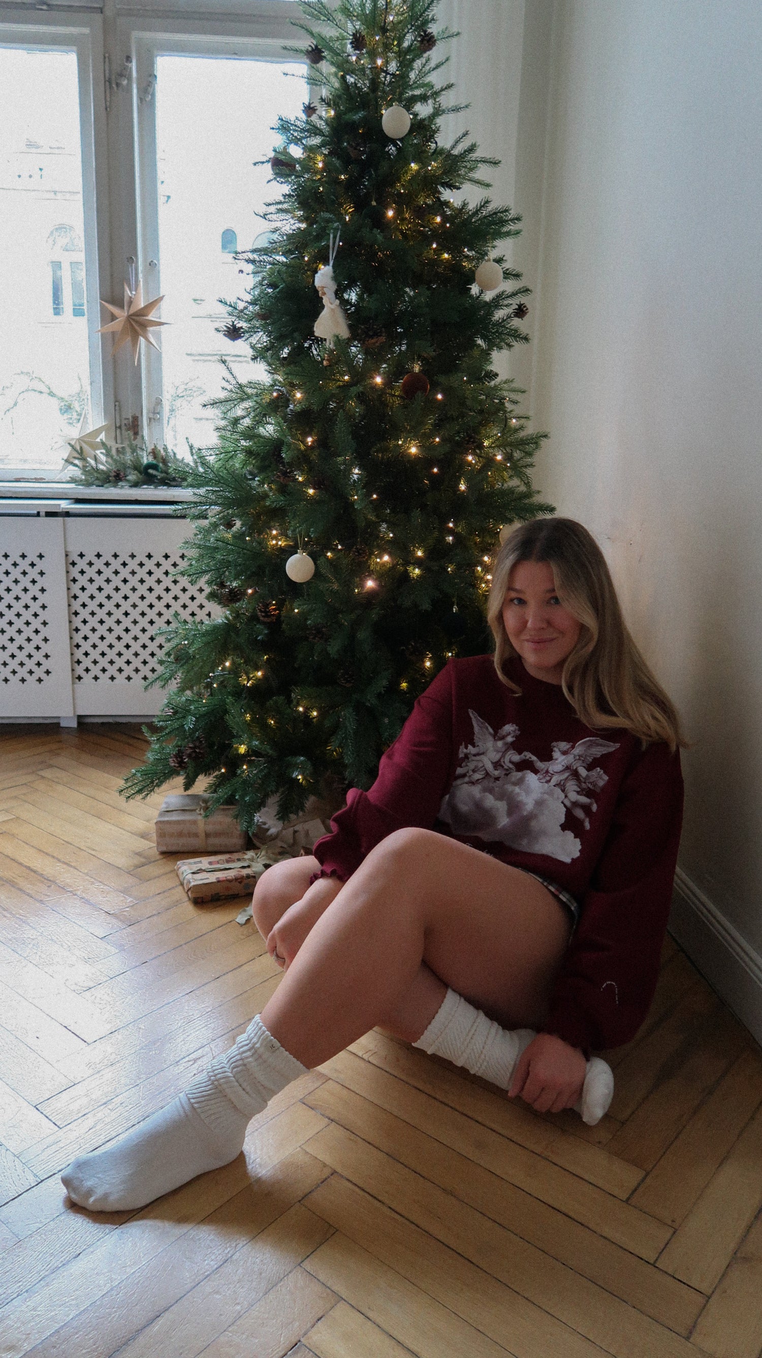 Crewneck Angels Maroon