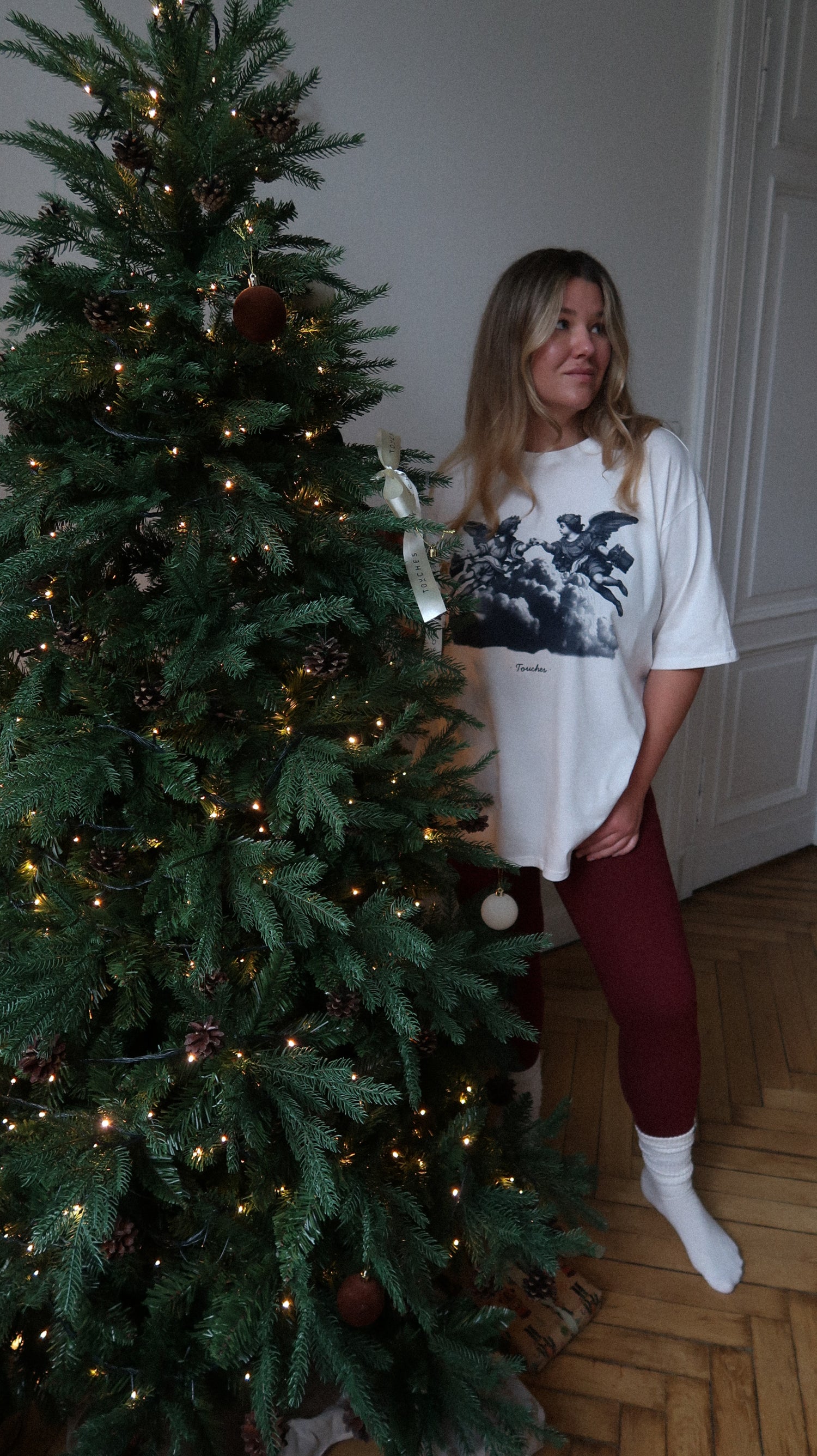 T-shirt Angels White