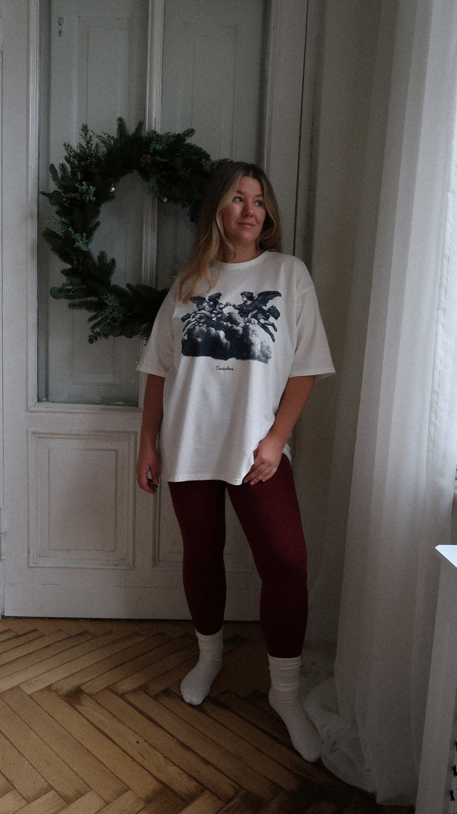 T-shirt Angels White