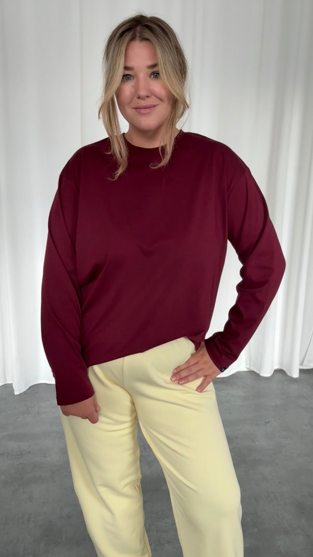 Longsleeve Maroon