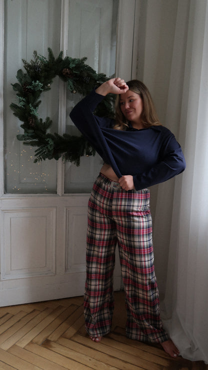 Longsleeve Polo Navy