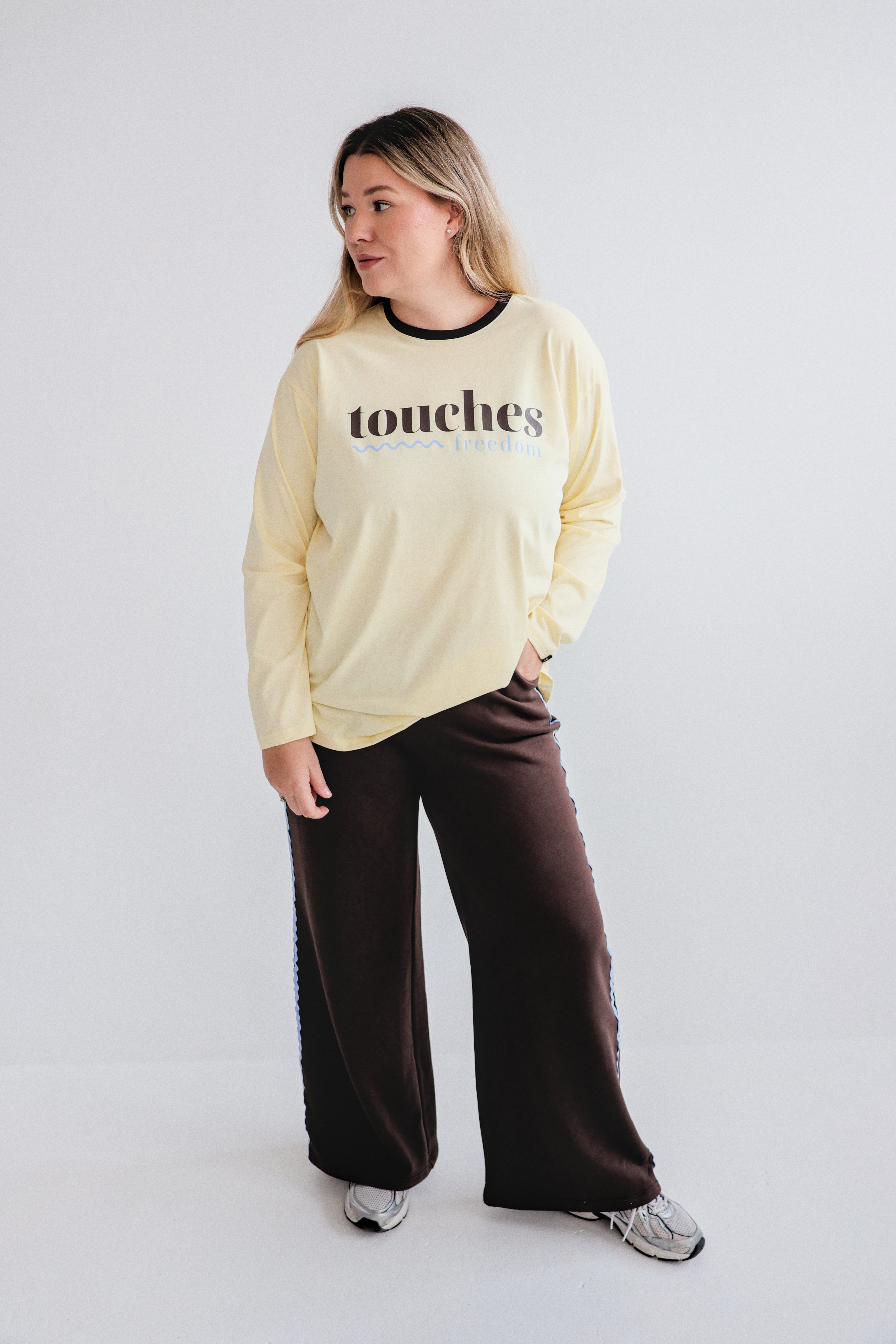 Longsleeve Wave butter yellow