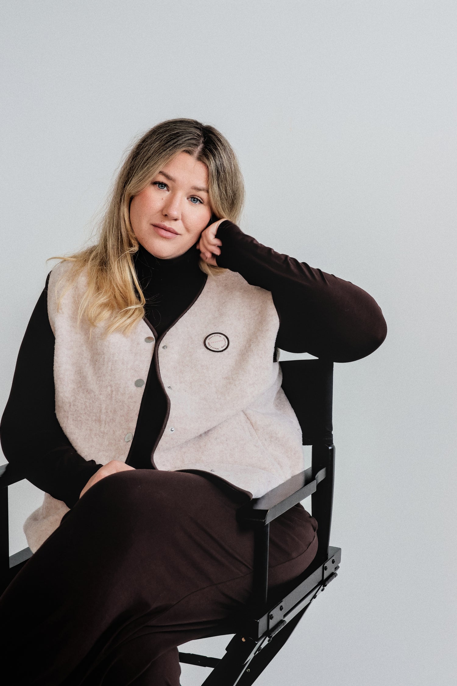 Kamizelka Merino Beige