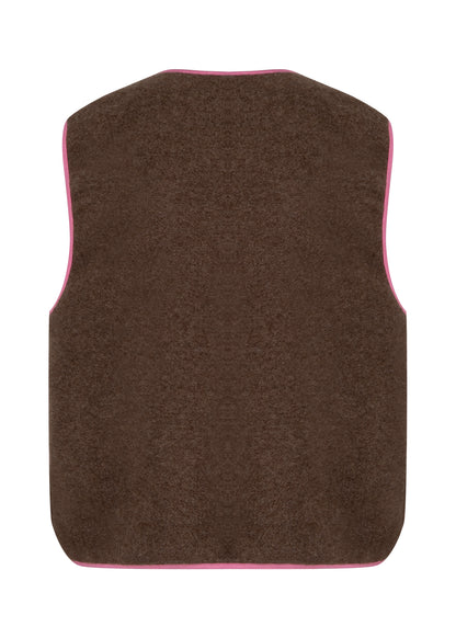 Merino Vest Brown
