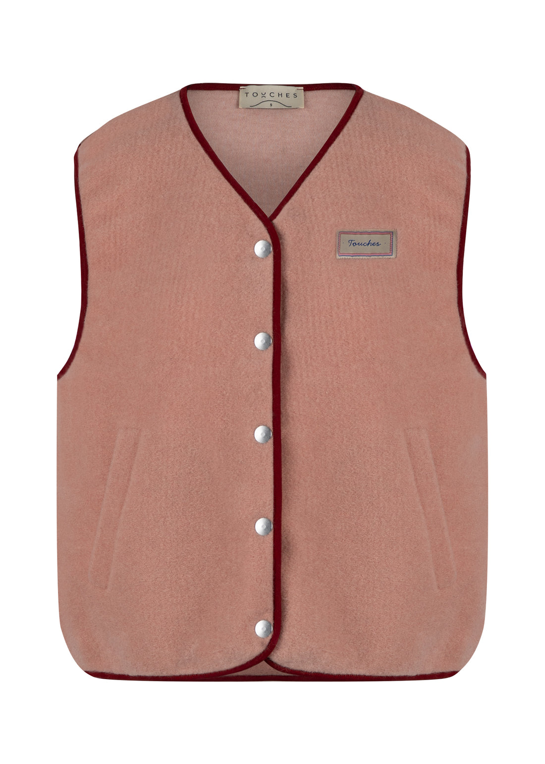 Merino Vest Rose