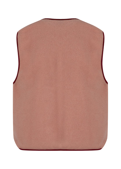 Merino Vest Rose