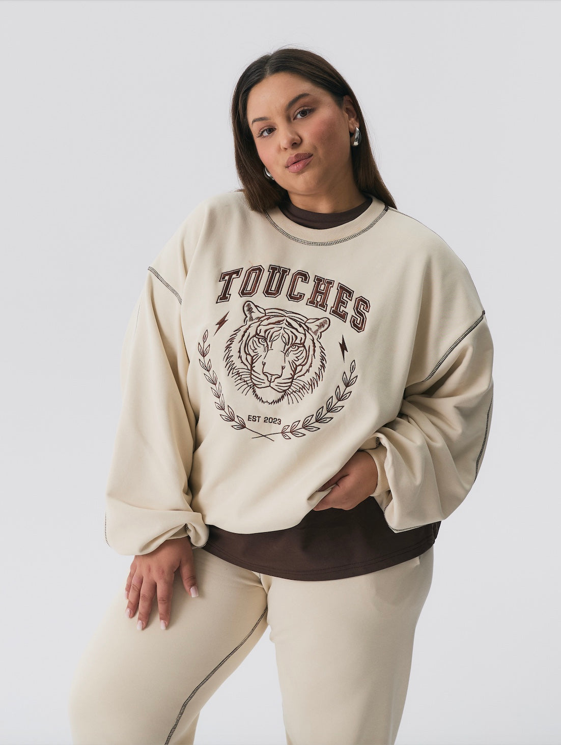 Crewneck Tiger Beige