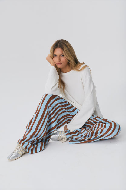 Spodnie Stripes Brown&amp;Blue