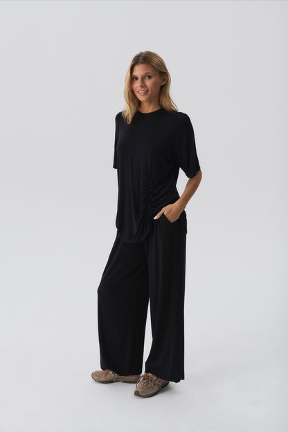 Spodnie Mère Bamboo Black