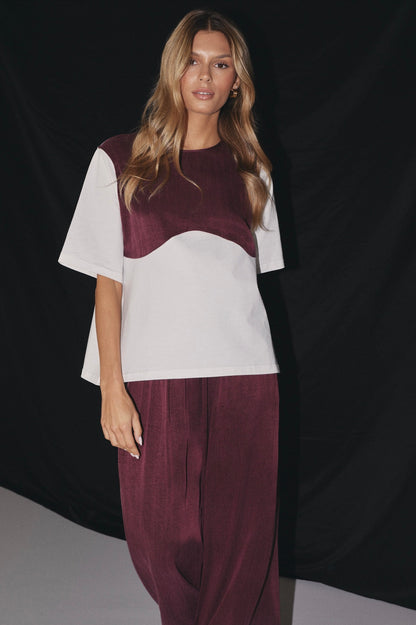 Bluzka Aura Maroon