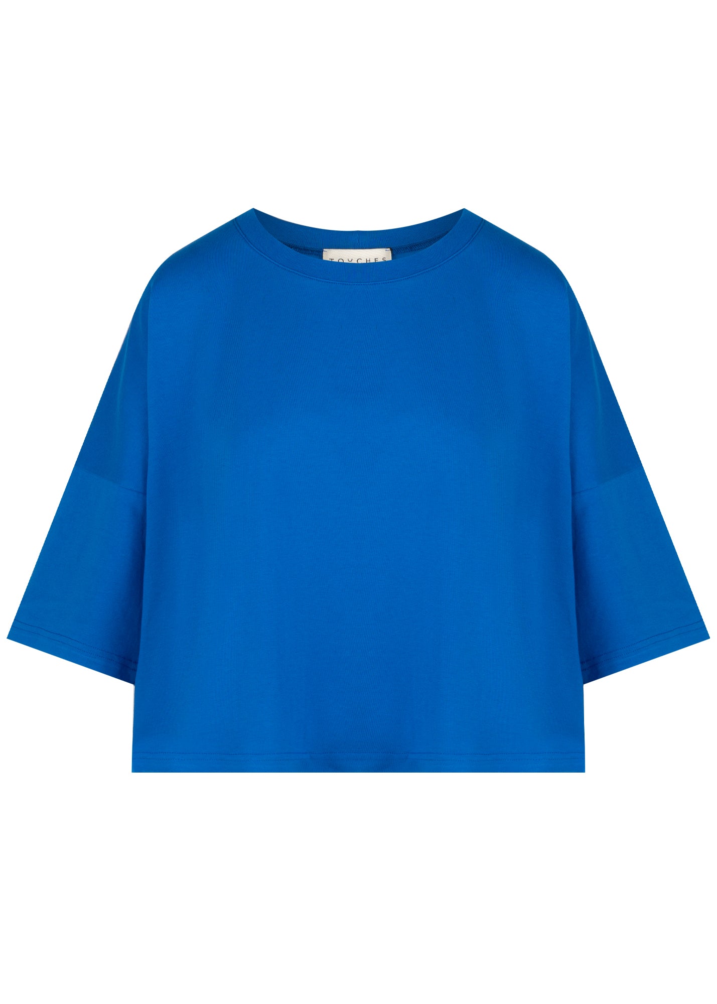 T-shirt Boxy Kobalt