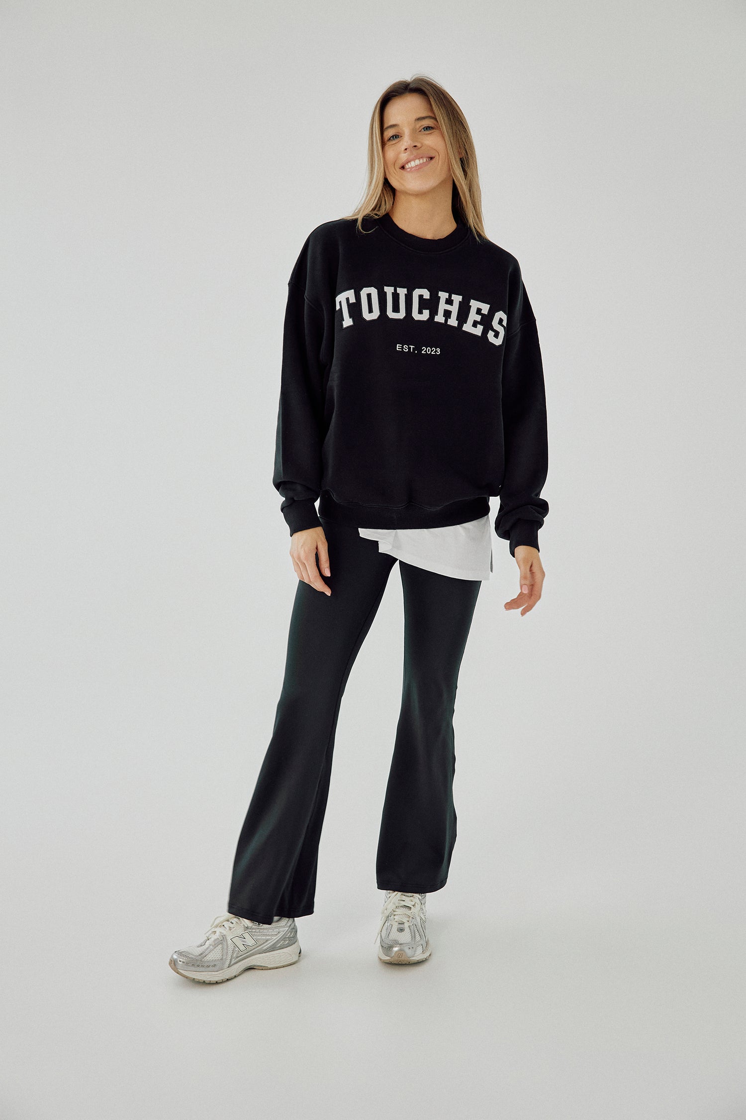 Crewneck Touches Black