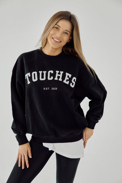 Crewneck Touches Black