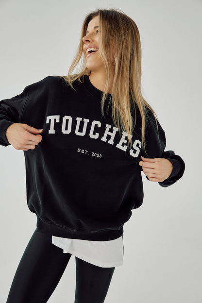 Crewneck Touches Black