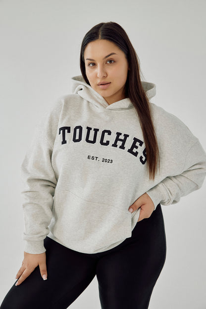 Hoodie Touches Gray