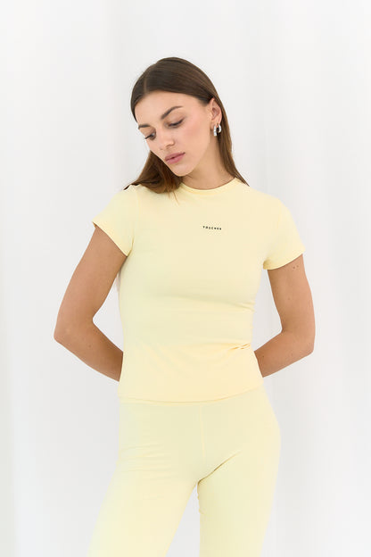 T-shirt Comfort  Butter Yellow