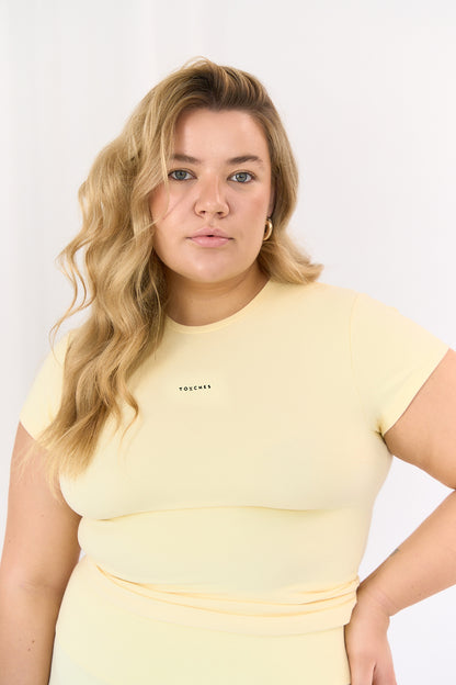 T-shirt Comfort  Butter Yellow