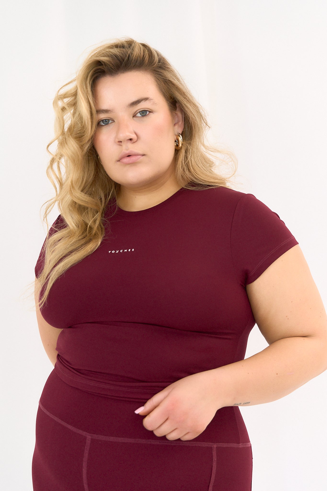 T-shirt Comfort Burgund