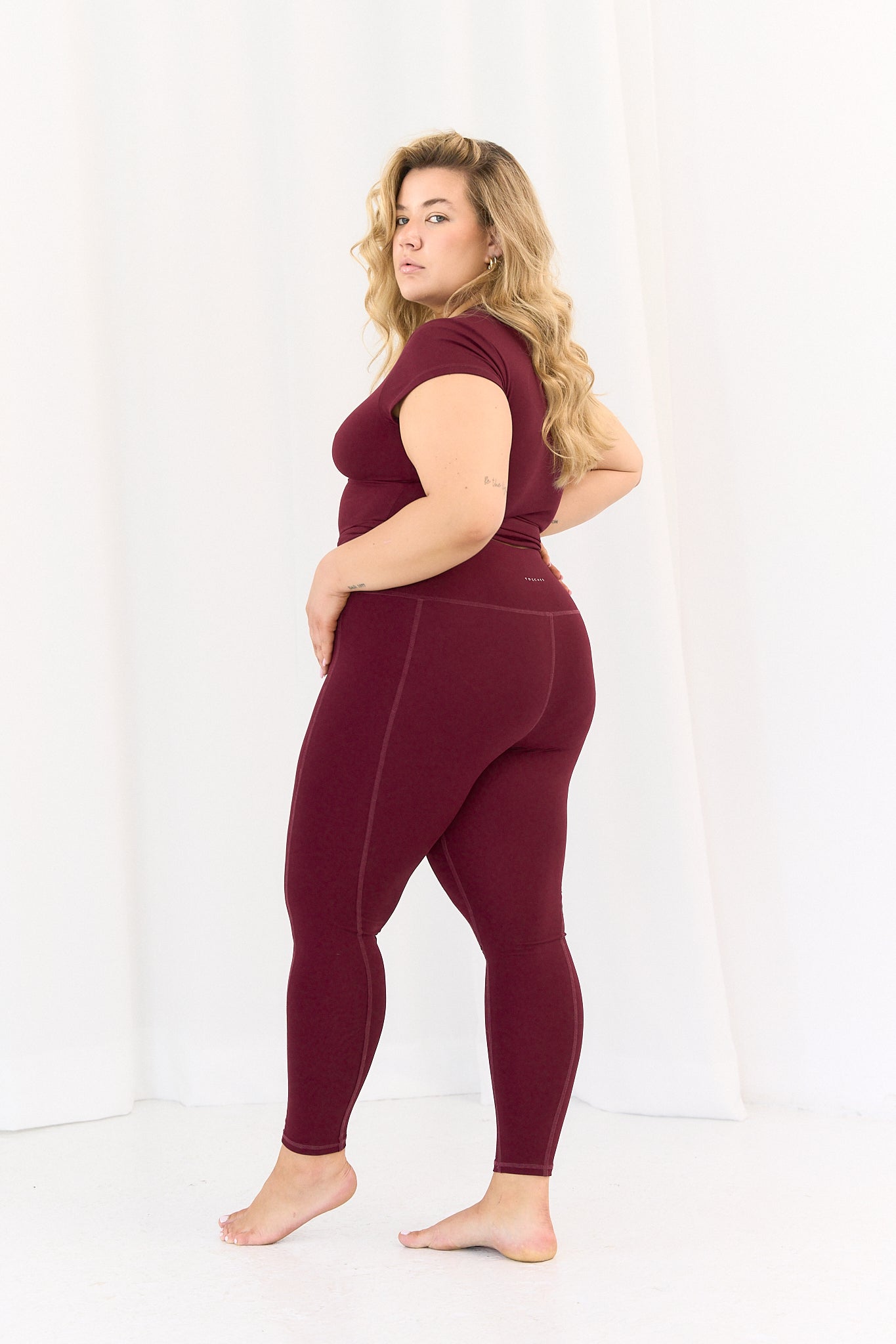 T-shirt Comfort Burgund