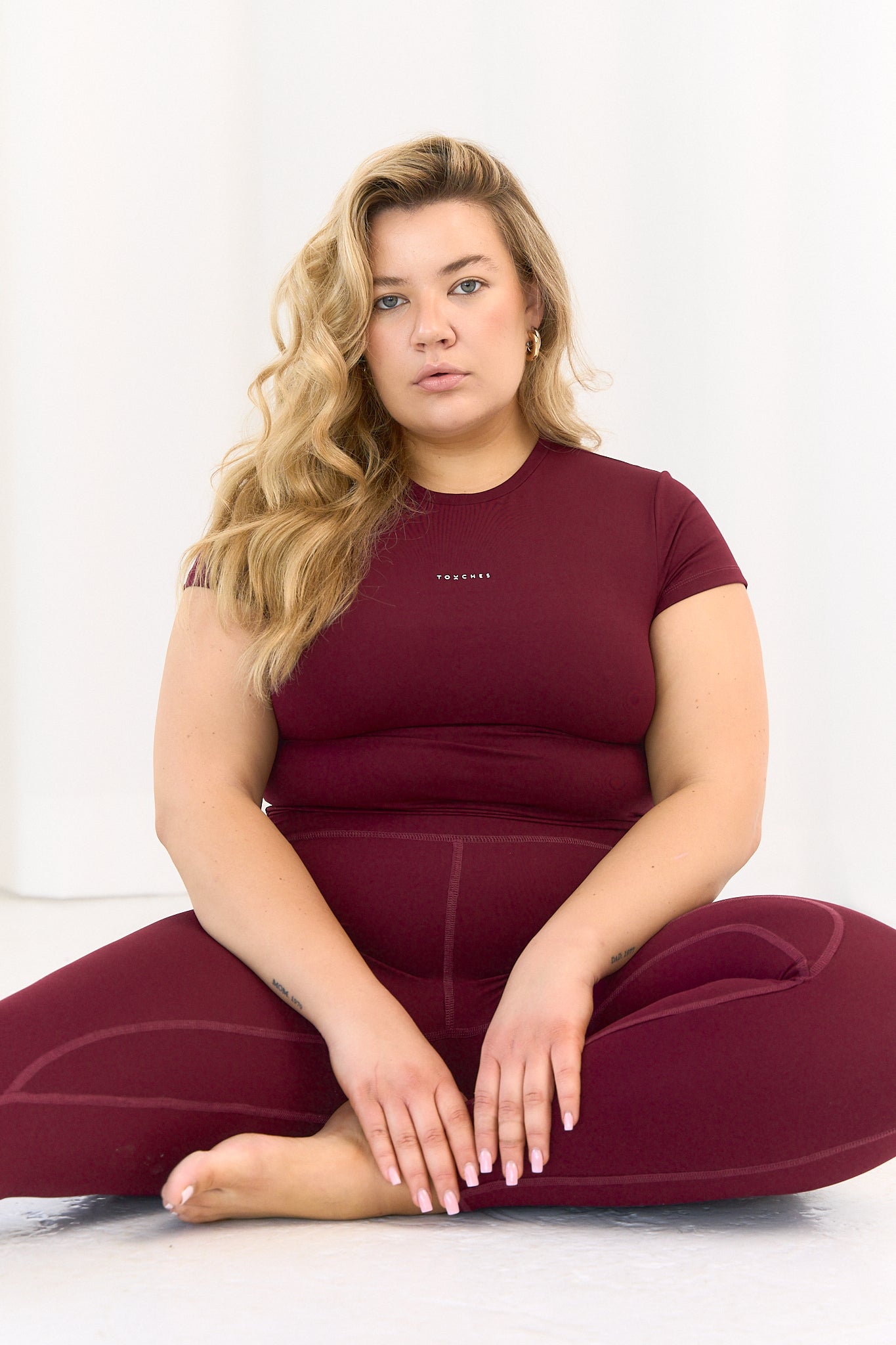 T-shirt Comfort Burgund