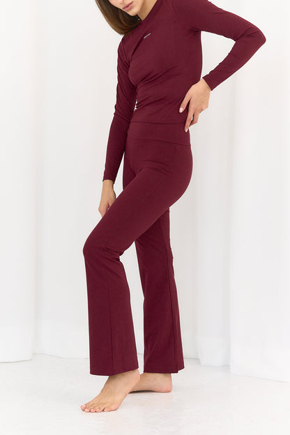 Longsleeve Comfort Burgund