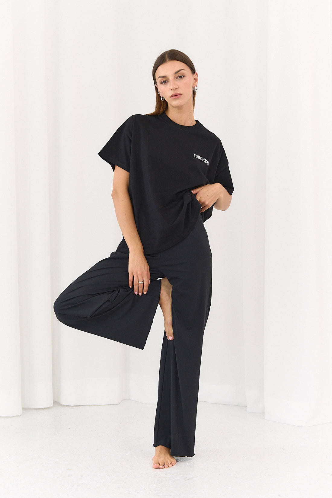 T-shirt Box College Black