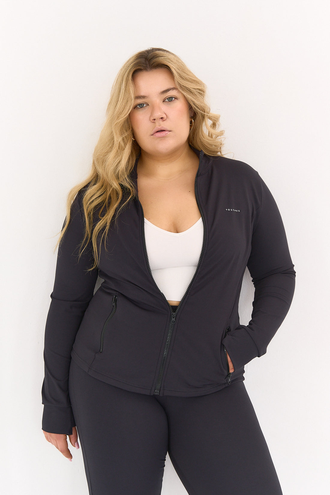 Bluza Gym Full-Zip Black