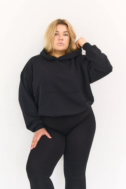Hoodie Boxy Black