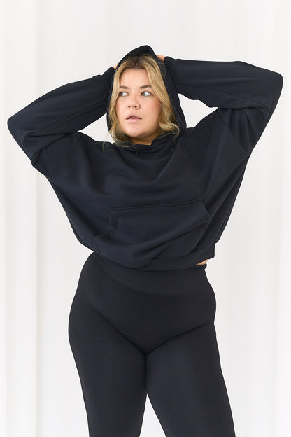 Hoodie Boxy Black