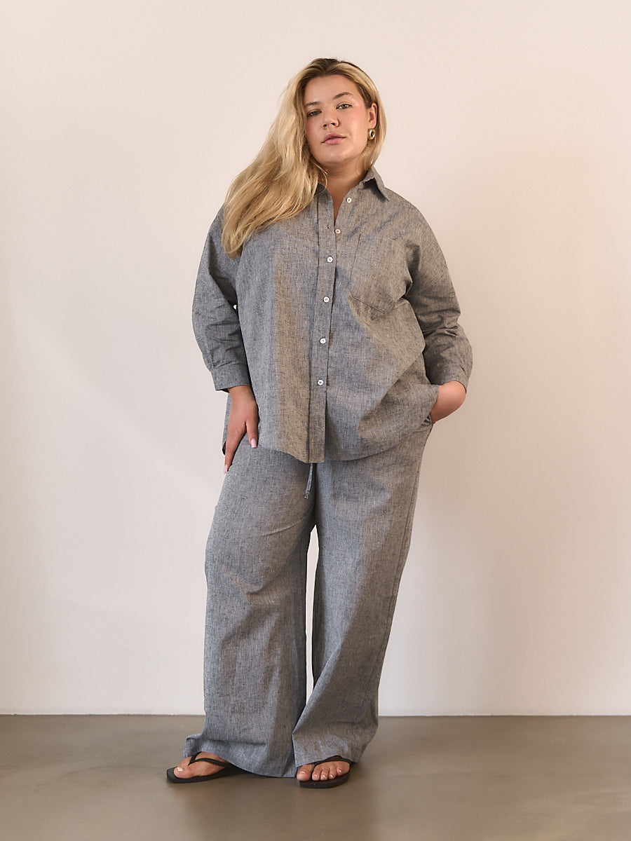 Koszula Linen Black