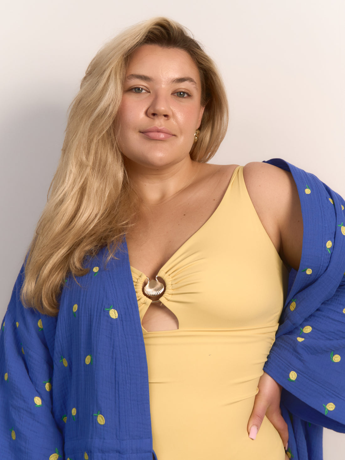 Kostium Mykonos Shell One Piece Yellow